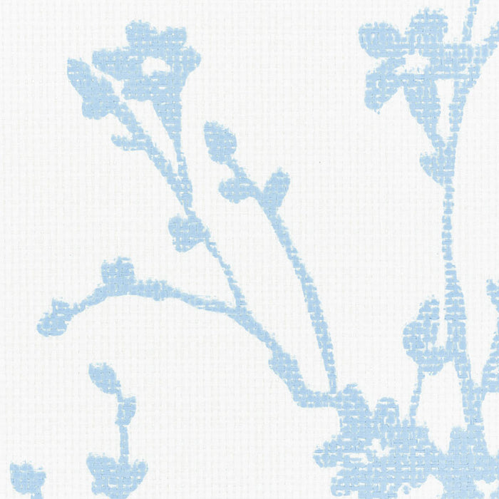 Schumacher Twiggy Paperweave Sky Wallpaper Sample 5008940