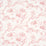 Schumacher Toile De Fleurs Pink Wallpaper Sample 5009123