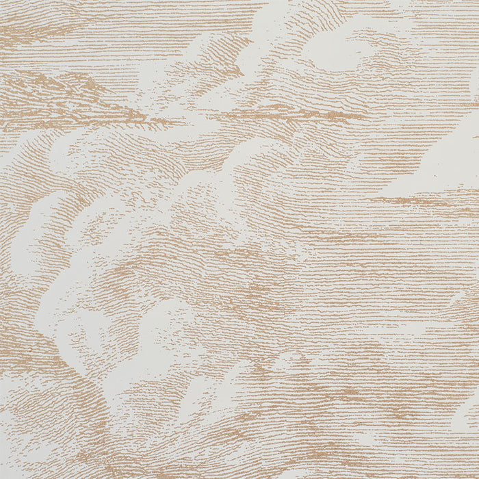 Schumacher Cloud Toile Gold Wallpaper 5009130