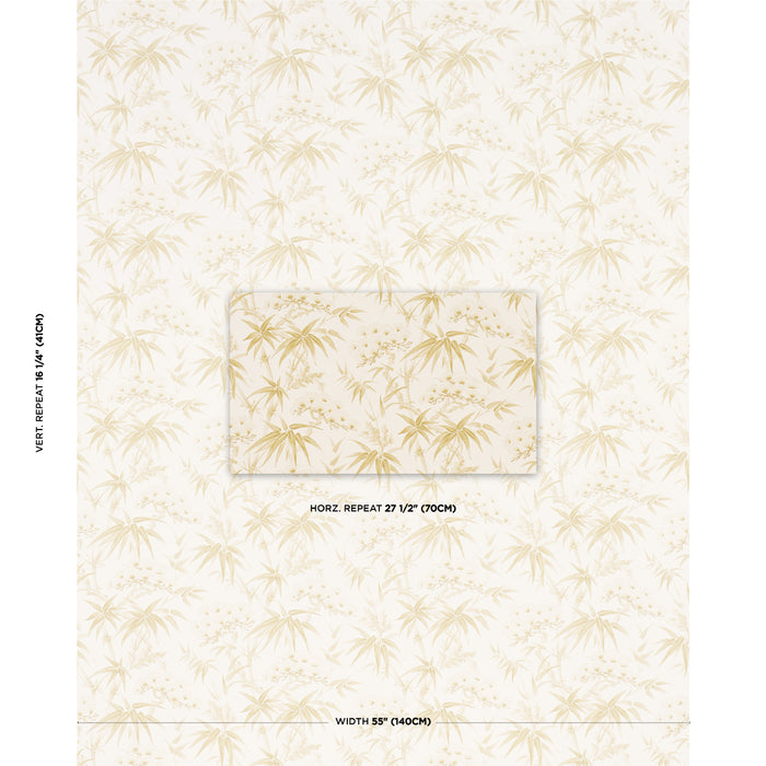 Schumacher Arita Floral Citron Wallpaper 5009143