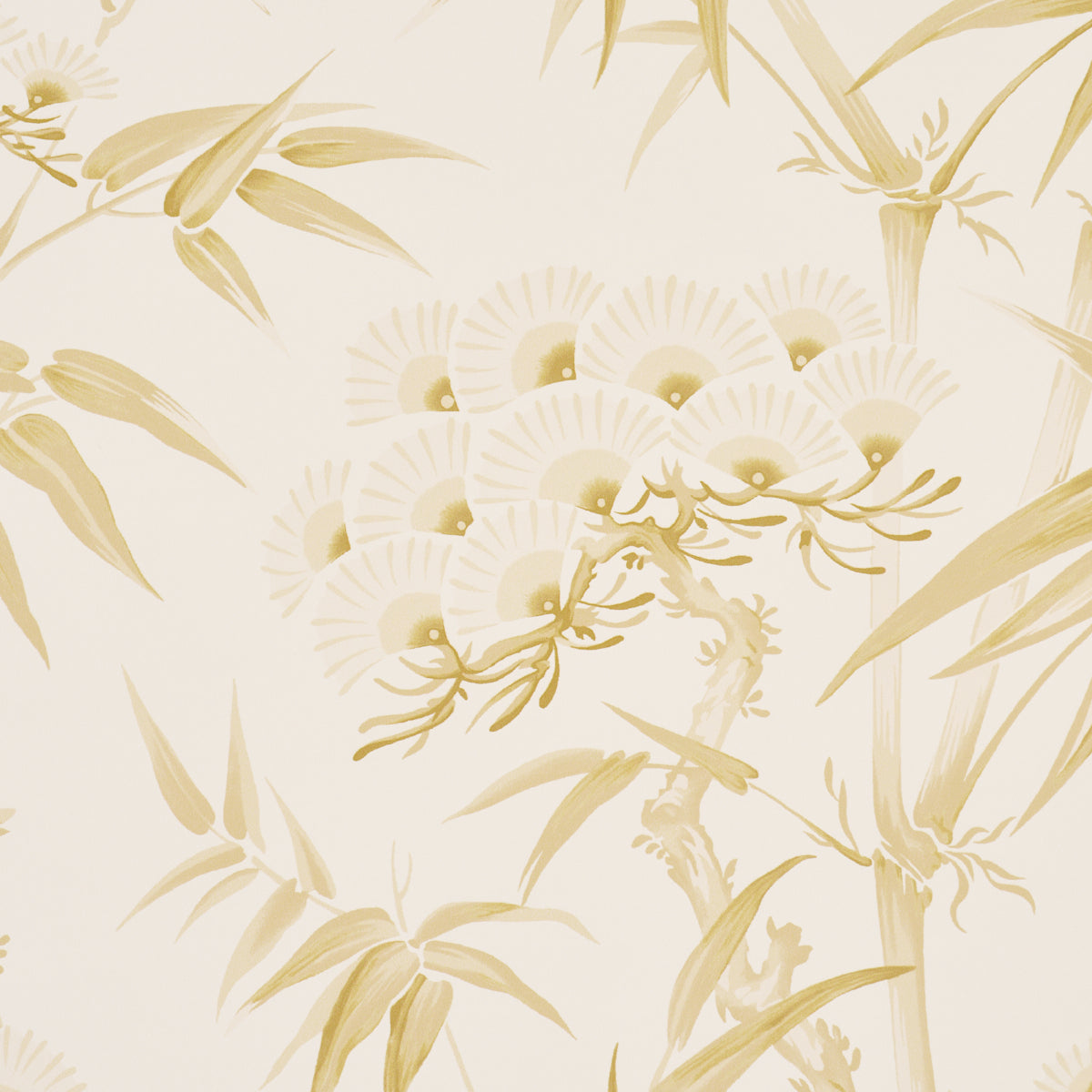 Schumacher Arita Floral Citron Wallpaper 5009143