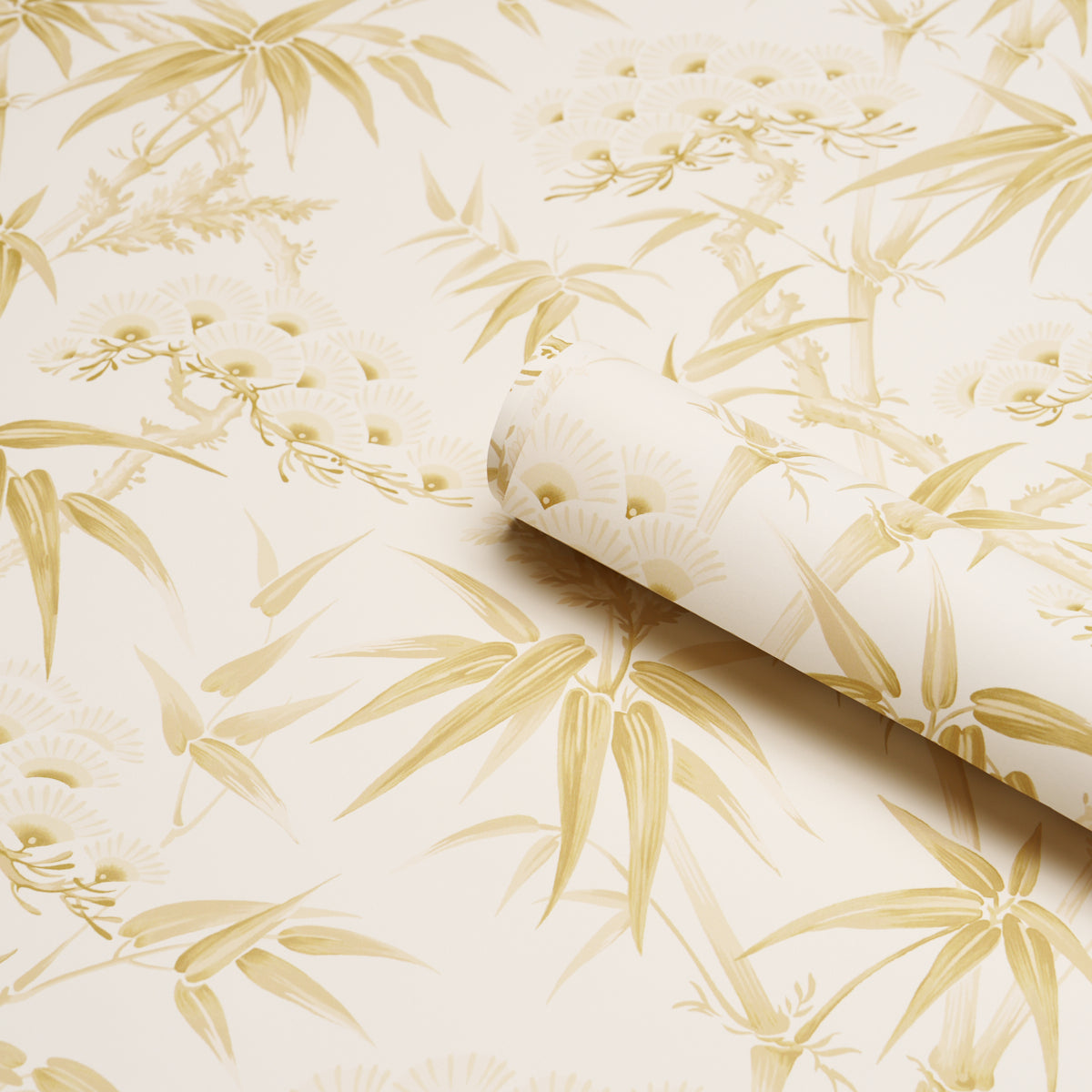 Schumacher Arita Floral Citron Wallpaper 5009143