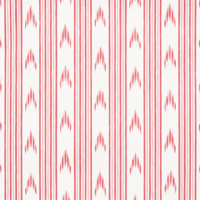 Schumacher Santa Barbara Ikat Pink Wallpaper 5009221