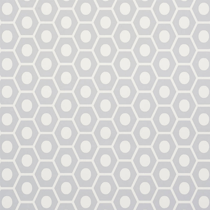 Schumacher Queen B Grey Wallpaper 5009573