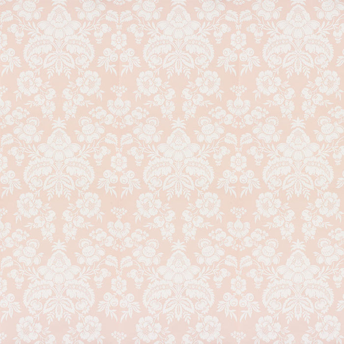 Schumacher Simone Damask Blush Wallpaper 5009611