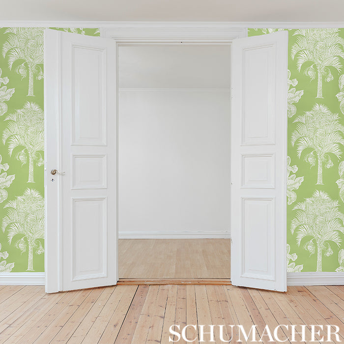 Schumacher Grand Palms Leaf Wallpaper 5009620