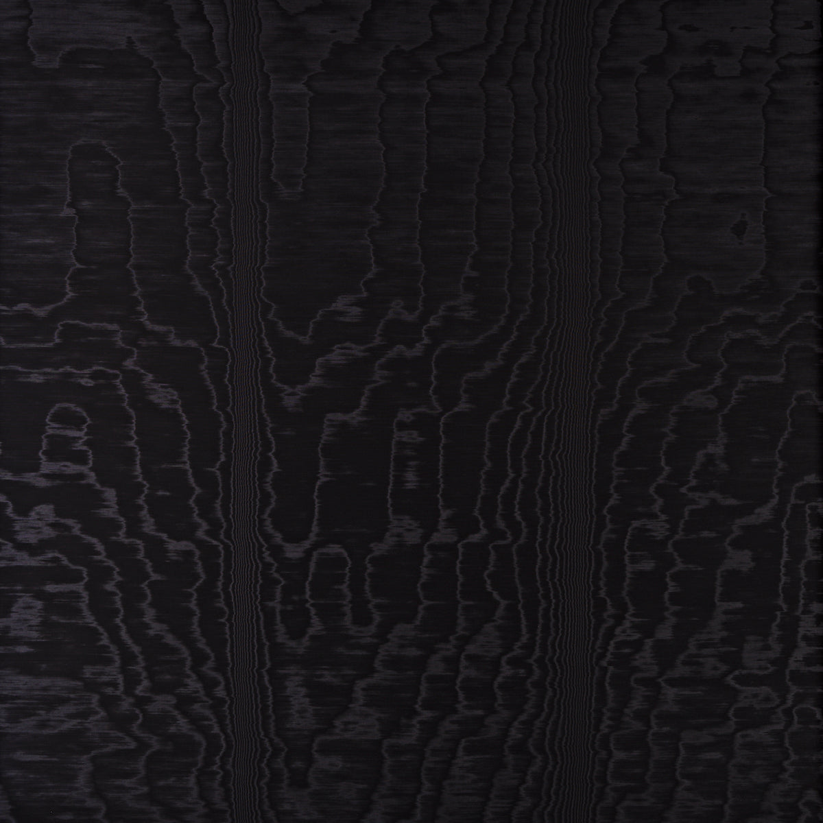 Schumacher Moire Wallcovering Noir Wallpaper 5009673