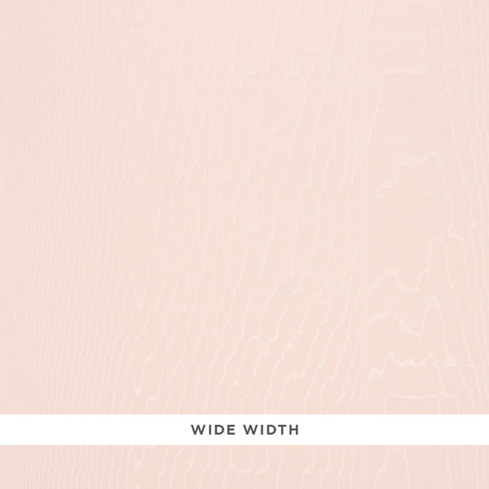 Schumacher Moire Wallcovering Rose Wallpaper 5009675