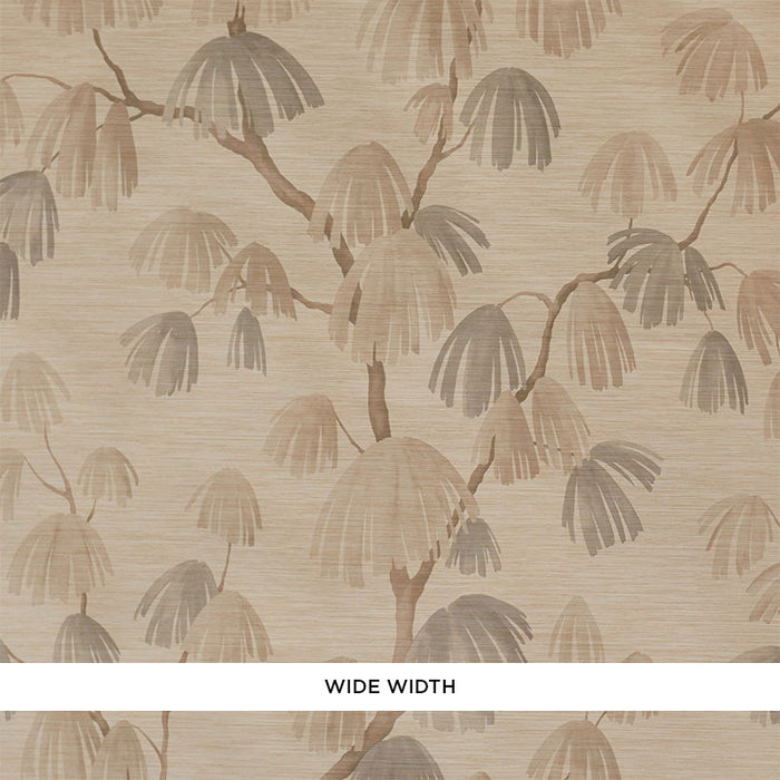 Schumacher Weeping Pine II Barley Wallpaper 5009680