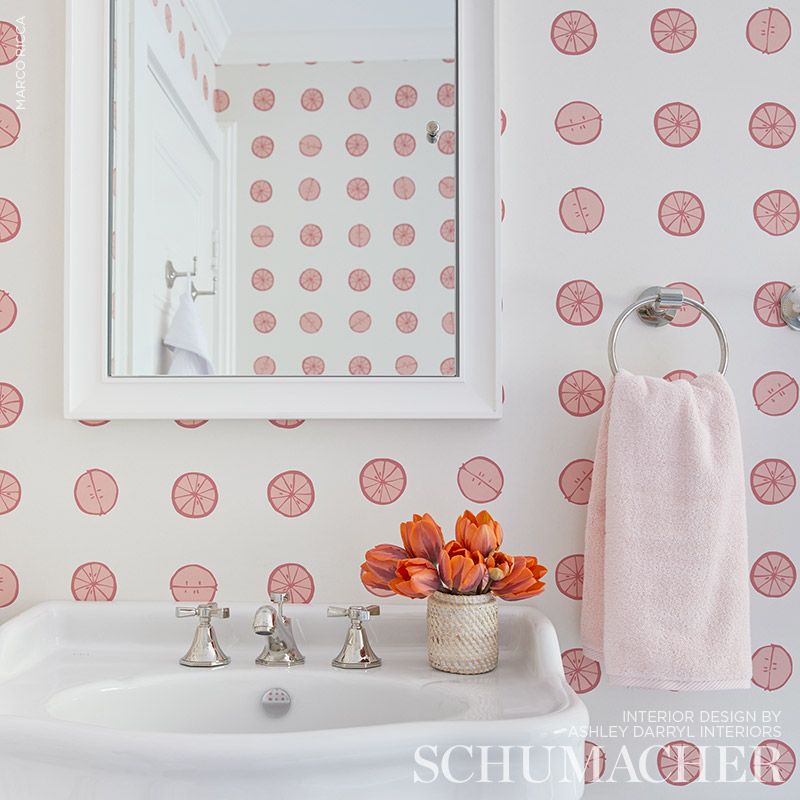 Schumacher Lemonade Grapefruit Wallpaper 5009821