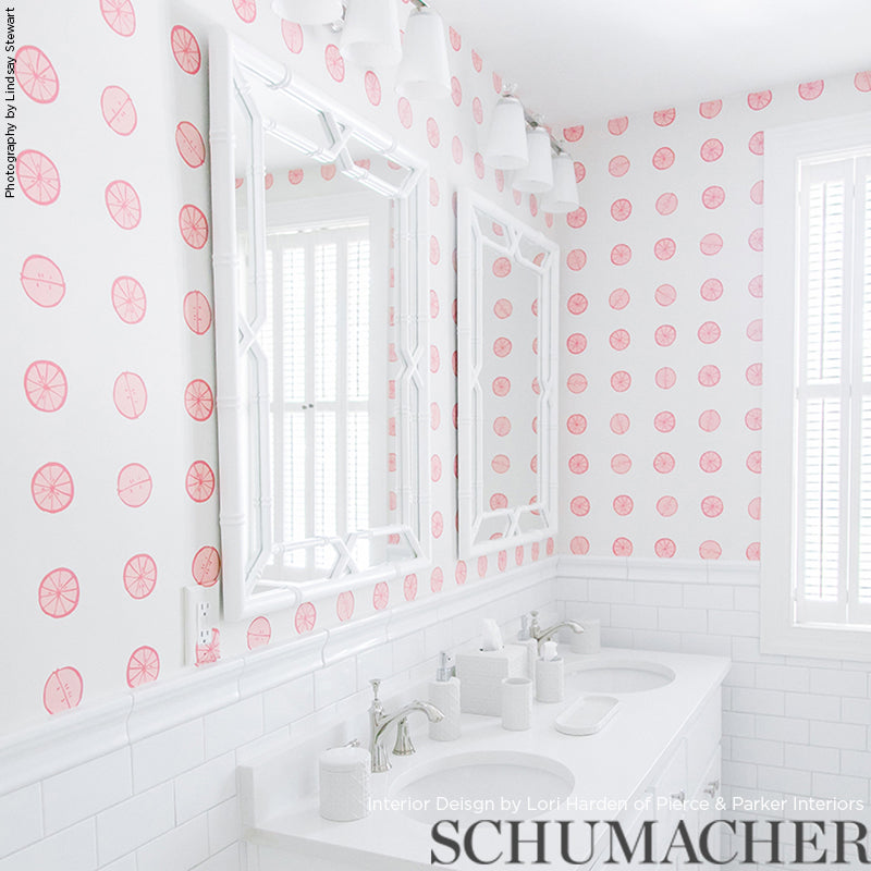 Schumacher Lemonade Grapefruit Wallpaper 5009821