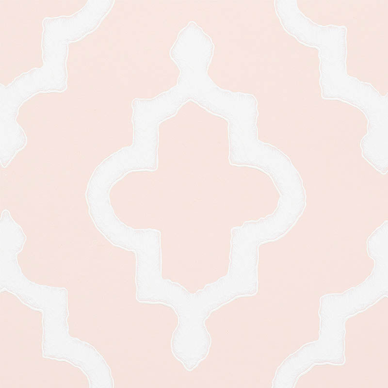 Schumacher Jake Quiet Pink Wallpaper 5009861