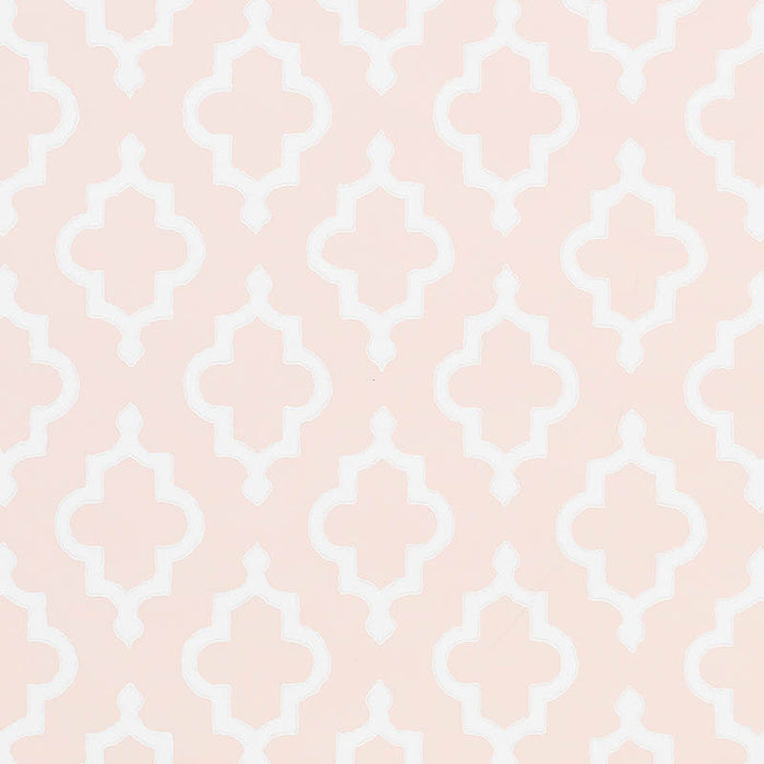 Schumacher Jake Quiet Pink Wallpaper 5009861