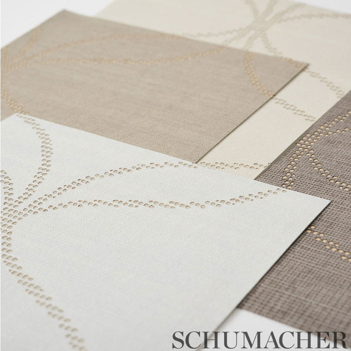 Schumacher Casavola Smoky Quartz Wallpaper Sample 5010050