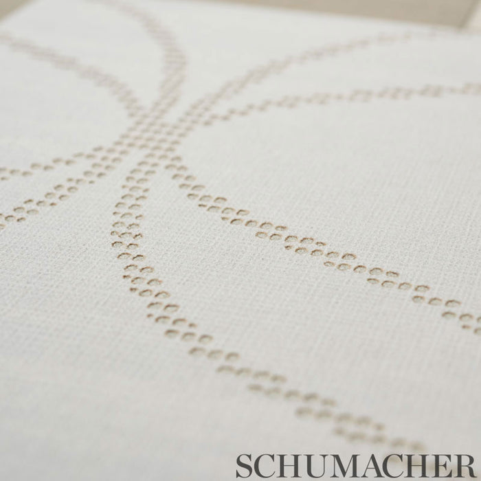 Schumacher Casavola Pearl Wallpaper Sample 5010053