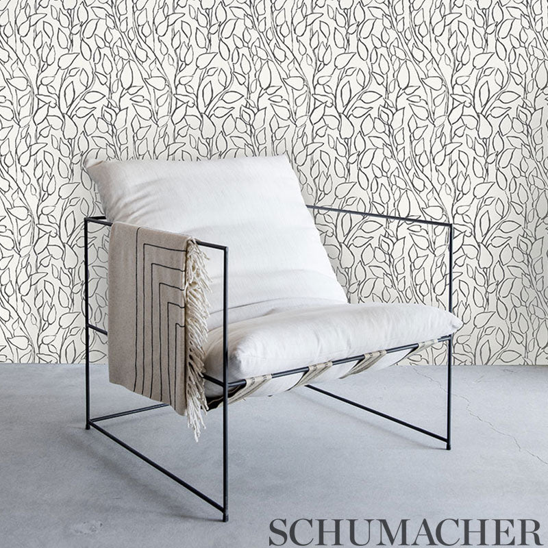 Schumacher Solandra Vine Leaf Wallpaper 5010070