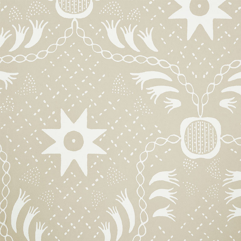 Schumacher Lancaster Sand Wallpaper 5010081