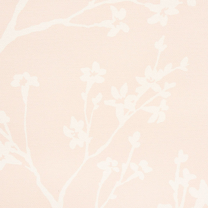 Schumacher Twiggy Vinyl Blush Wallpaper Sample 5010151