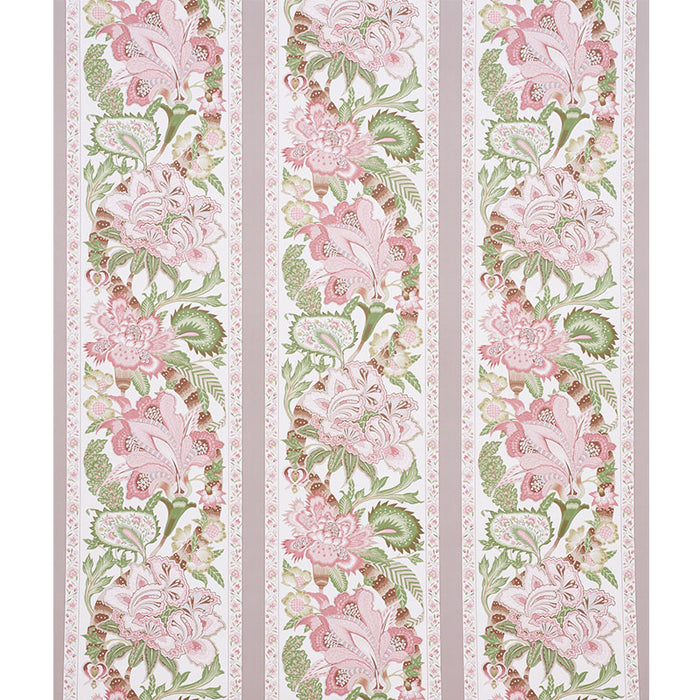 Schumacher Anjou Stripe Blush Wallpaper 5010171