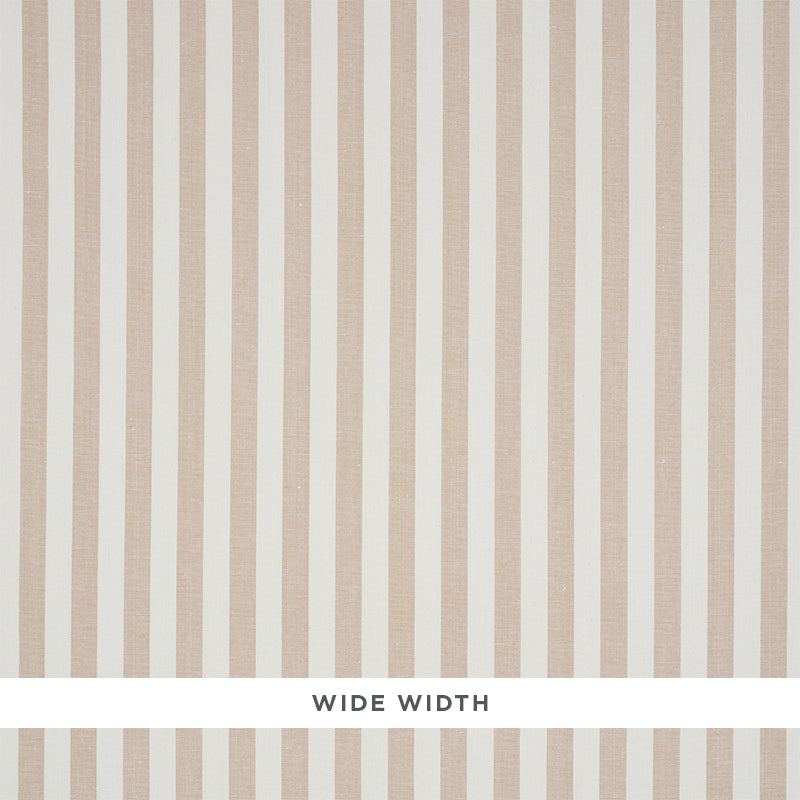 Schumacher Linen Stripe Sand Wallpaper 5010251