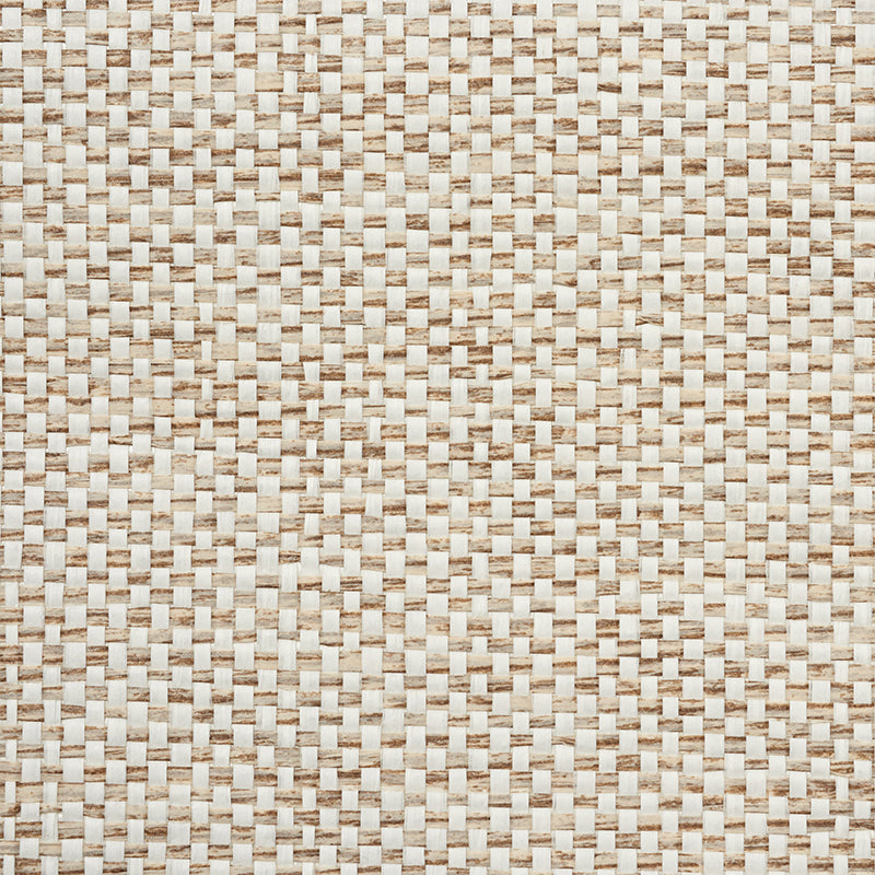 Schumacher Tonal Paperweave Natural Wallpaper 5010291