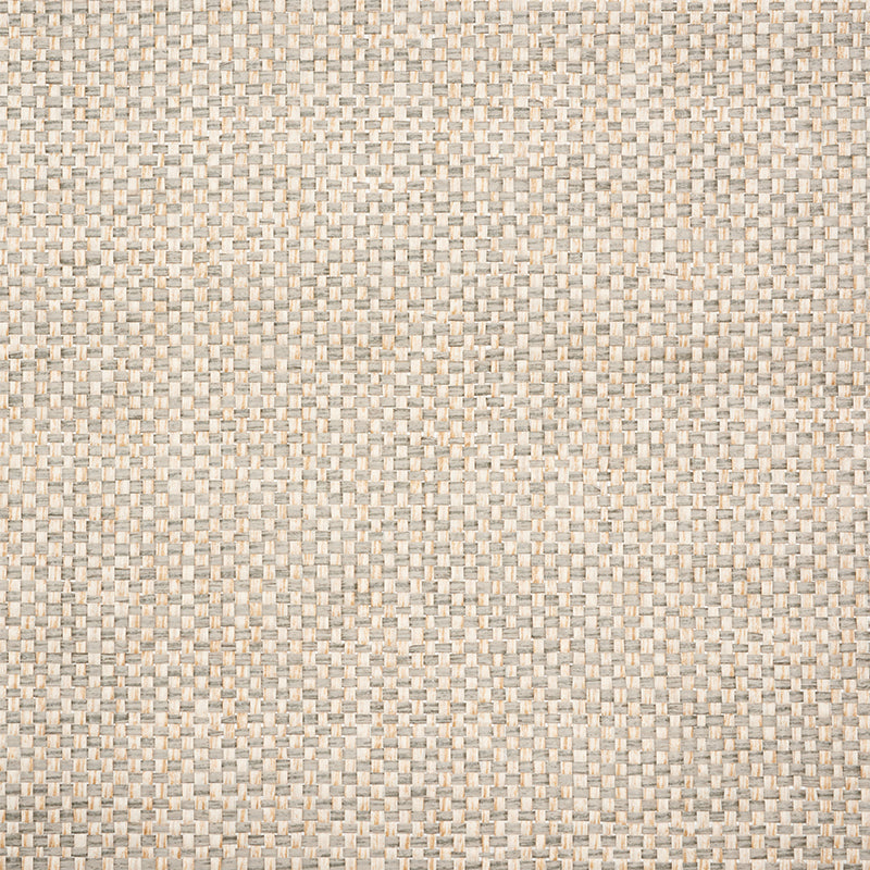 Schumacher Tonal Paperweave Granite Wallpaper 5010294