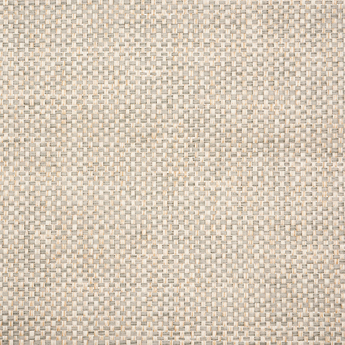 Schumacher Tonal Paperweave Granite Wallpaper Sample 5010294