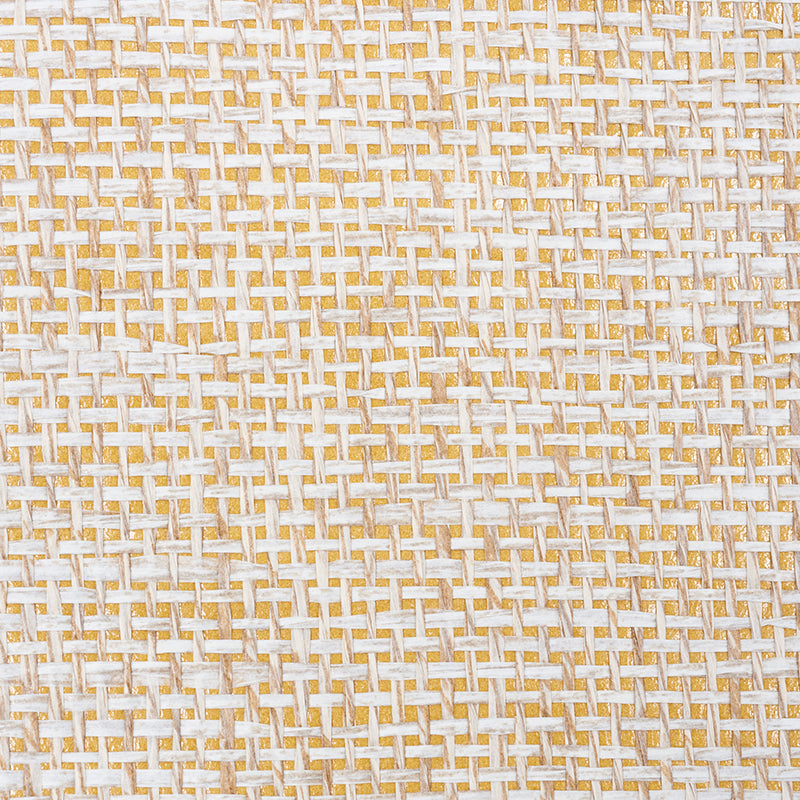 Schumacher Open Paperweave Straw Wallpaper 5010320