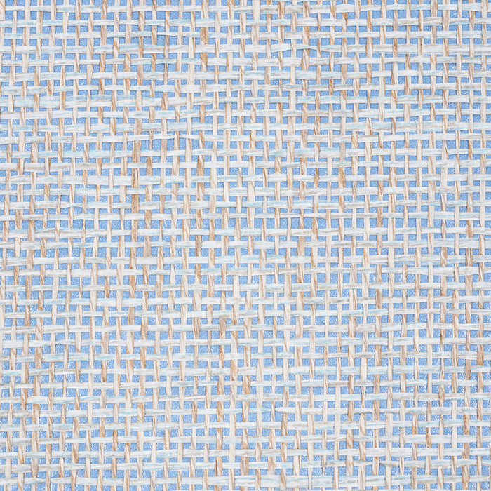 Schumacher Open Paperweave Sky Wallpaper Sample 5010323