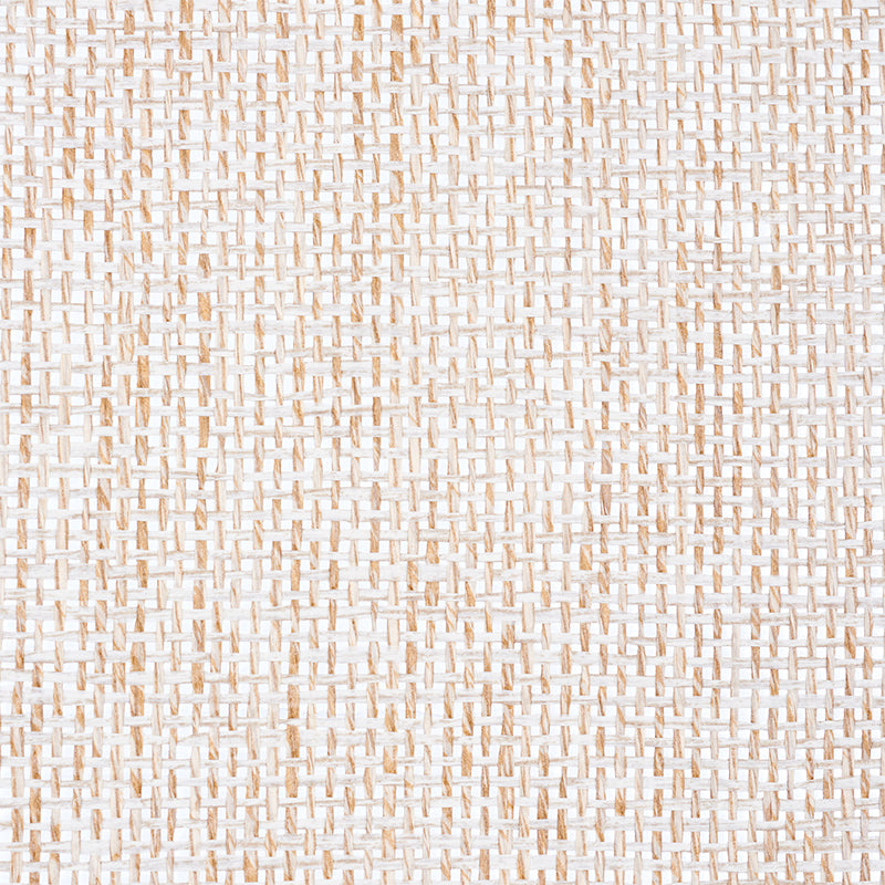 Schumacher Open Paperweave Shimmer Platinum Wallpaper 5010330