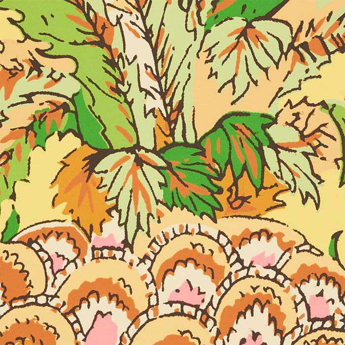 Schumacher Pineapples Yellow Wallpaper 5010452