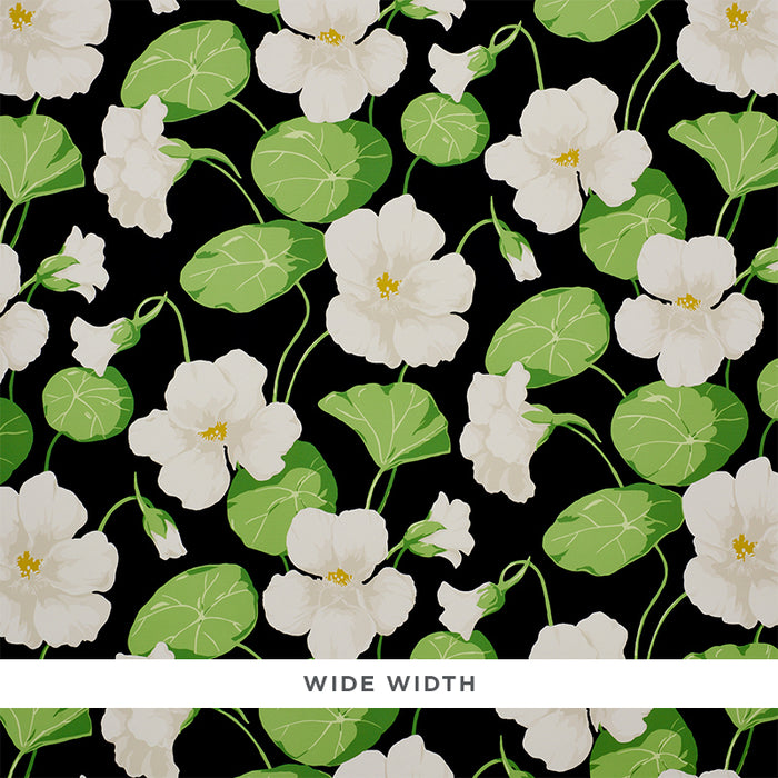 Schumacher Nasturtium Noir Wallpaper 5010470