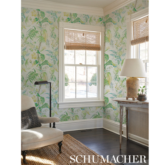 Schumacher Tropique Citron Wallpaper 5010480