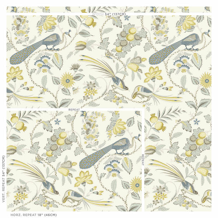 Schumacher Campagne Cadet & Citron Wallpaper 5010510