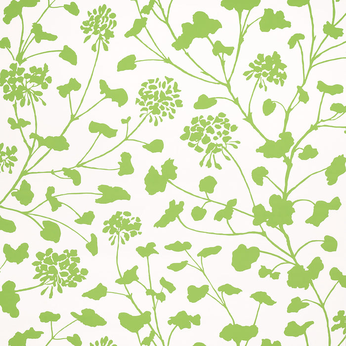 Schumacher Pennick Leaf On Ivory Wallpaper 5010542