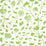 Schumacher Pennick Leaf On Ivory Wallpaper Sample 5010542