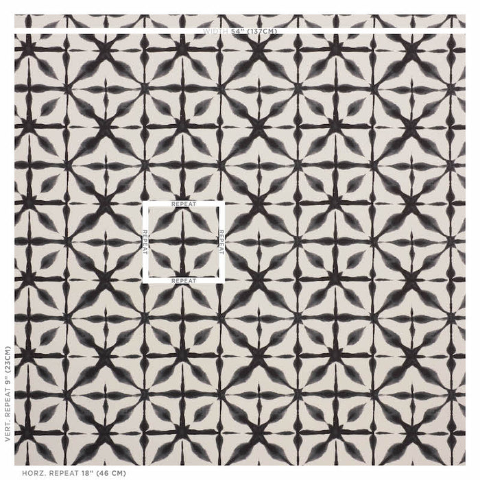 Schumacher Andromeda Charcoal Wallpaper 5010572