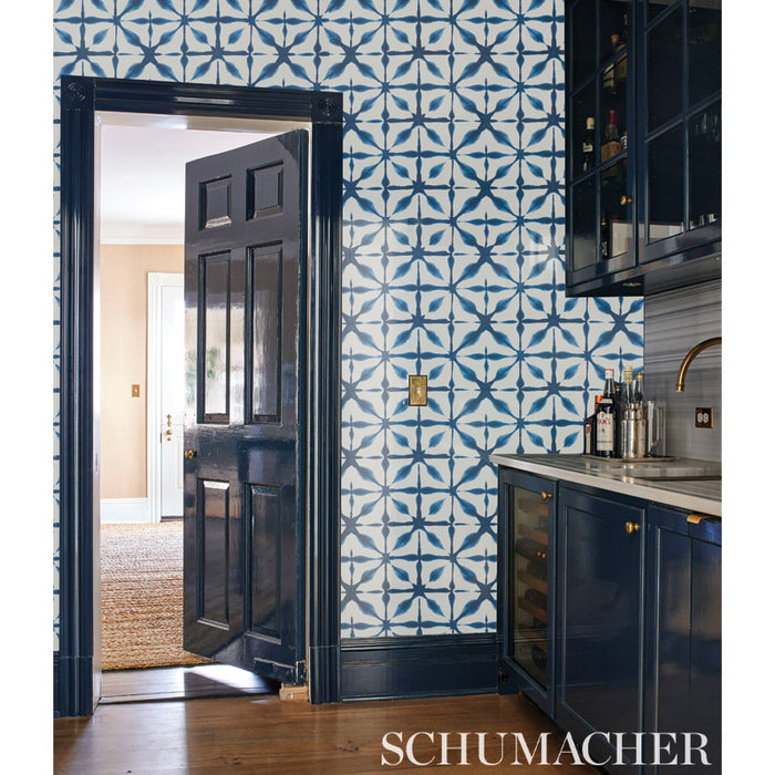 Schumacher Andromeda Charcoal Wallpaper 5010572