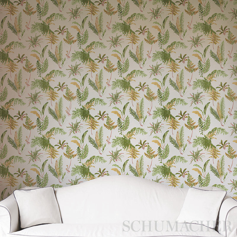 Schumacher Les Fougeres Document Wallpaper 5010660