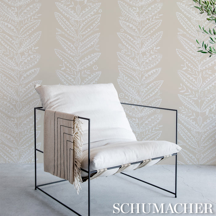 Schumacher Eland Natural Wallpaper 5010830