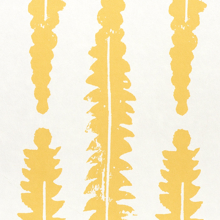 Schumacher Fern Mustard Wallpaper 5011112