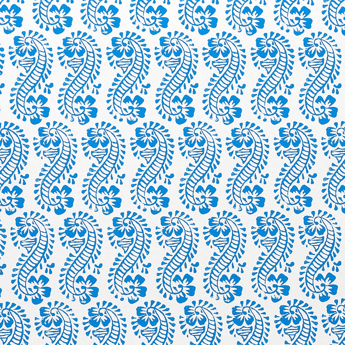 Schumacher Lani Blue Wallpaper 5011120