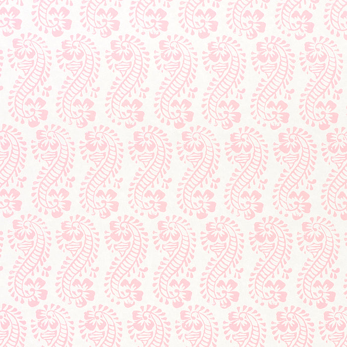 Schumacher Lani Pink Wallpaper 5011122