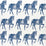 Schumacher Marwari Horse Navy Wallpaper 5011130