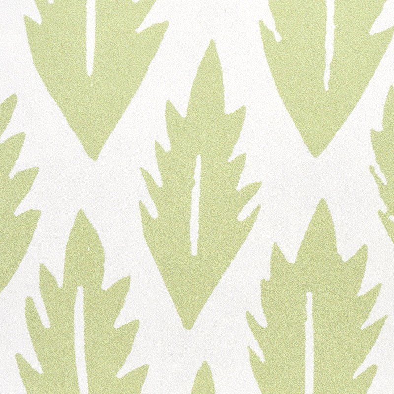 Schumacher Leaf Grass Green Wallpaper 5011150