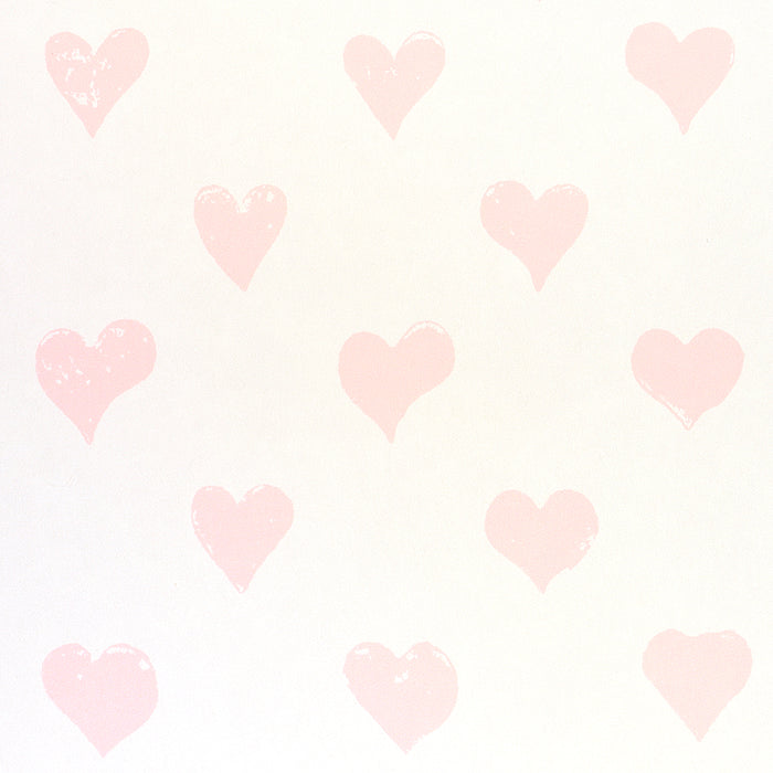 Schumacher Hearts Pink Wallpaper 5011160