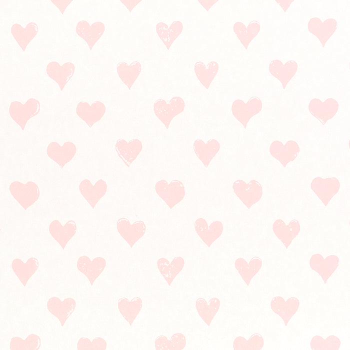 Schumacher Hearts Pink Wallpaper 5011160