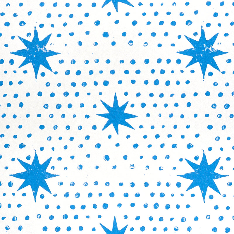 Schumacher Spot & Star Blue Wallpaper 5011170