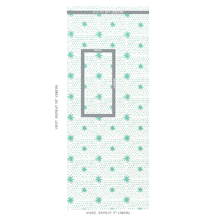 Schumacher Spot & Star Seaglass Wallpaper 5011171