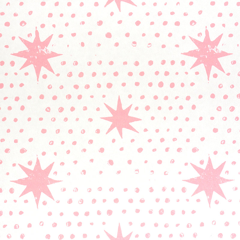 Schumacher Spot & Star Pink Wallpaper 5011172